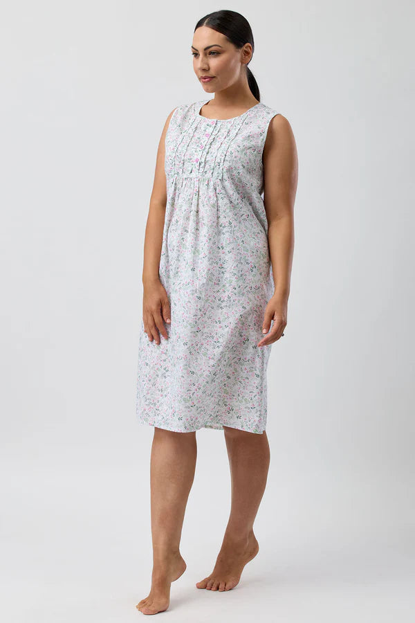 Shrank Pansies Sleeveless Nightie
